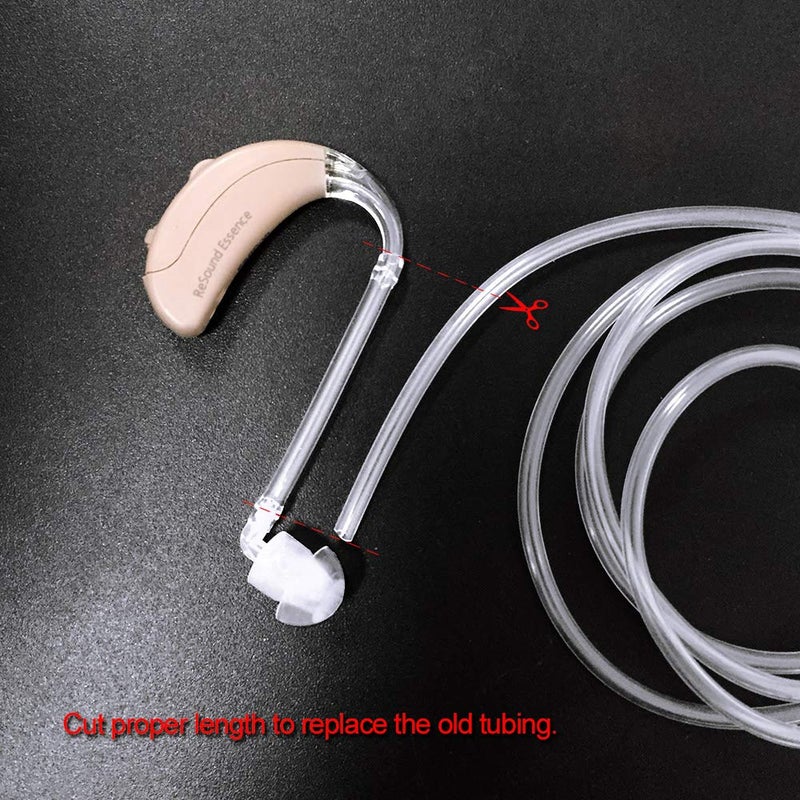 SoundLink BTE Hearing Aid Earmold Tube Hearing Amplifier Sound ReplaceTubing (2 meter) (2 * 3mm) - Image 4